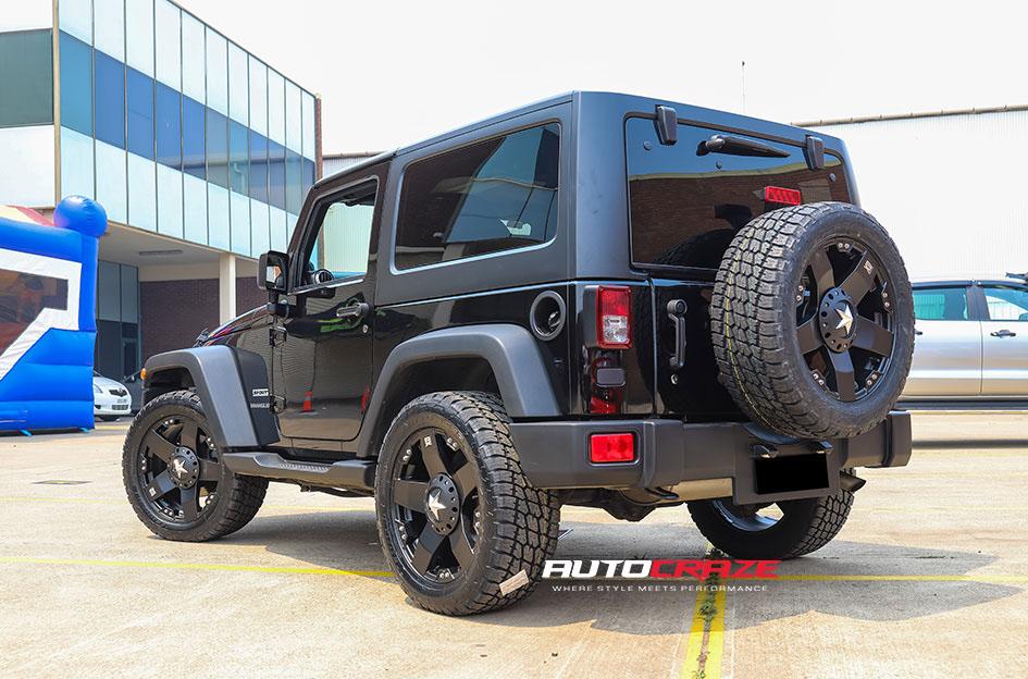 JEEP WRANGLER ROCKSTAR XD MATTE BLACK